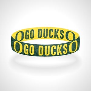 Reversible Oregon Go Ducks Bracelet Wristband